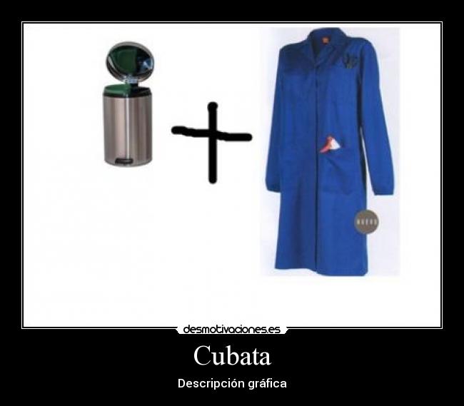 carteles cubo bata cubata desmotivaciones