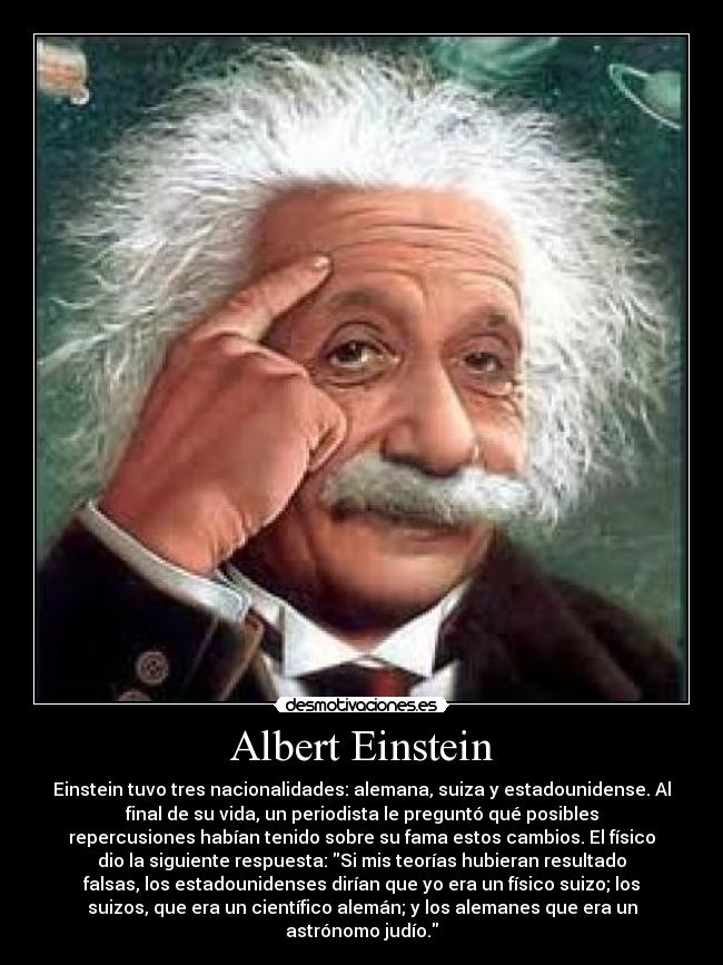 Albert Einstein -