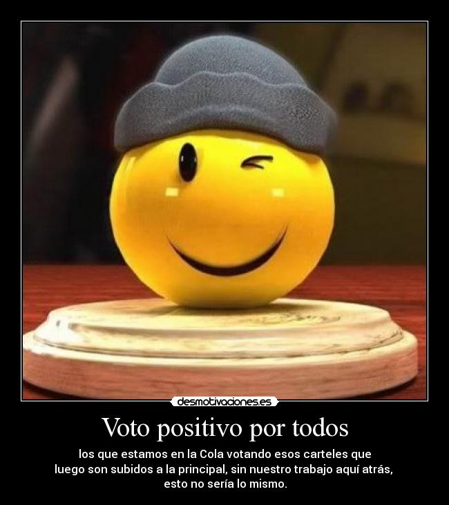 Voto positivo por todos - 
