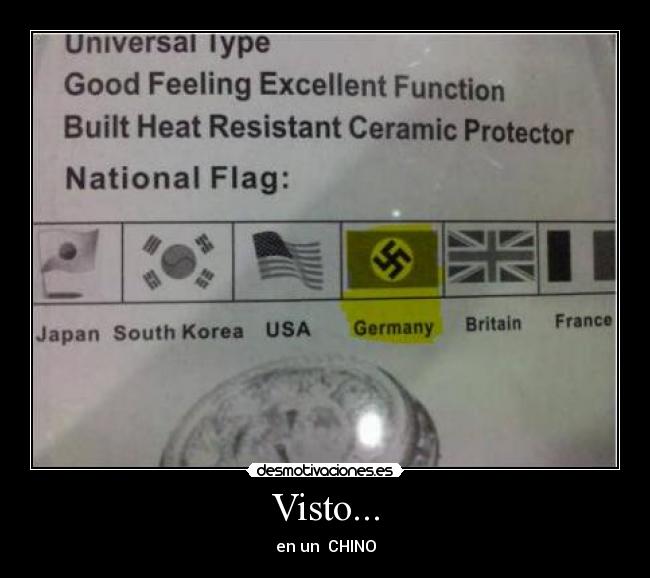 Visto... - en un CHINO