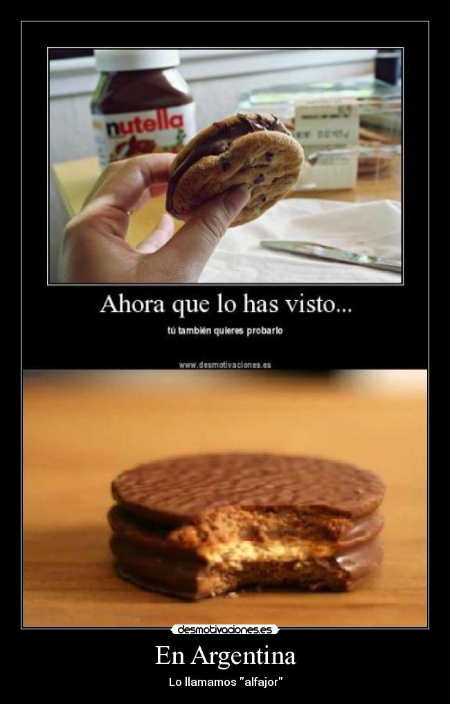 carteles argentina llamamos alfajor desmotivaciones