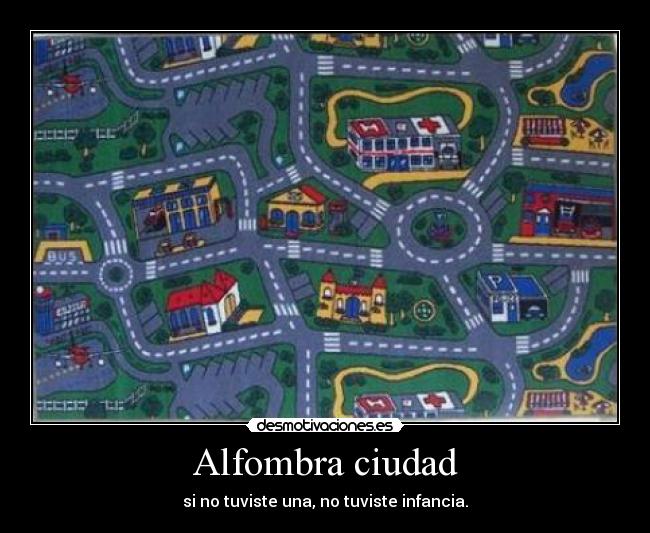 Alfombra ciudad -