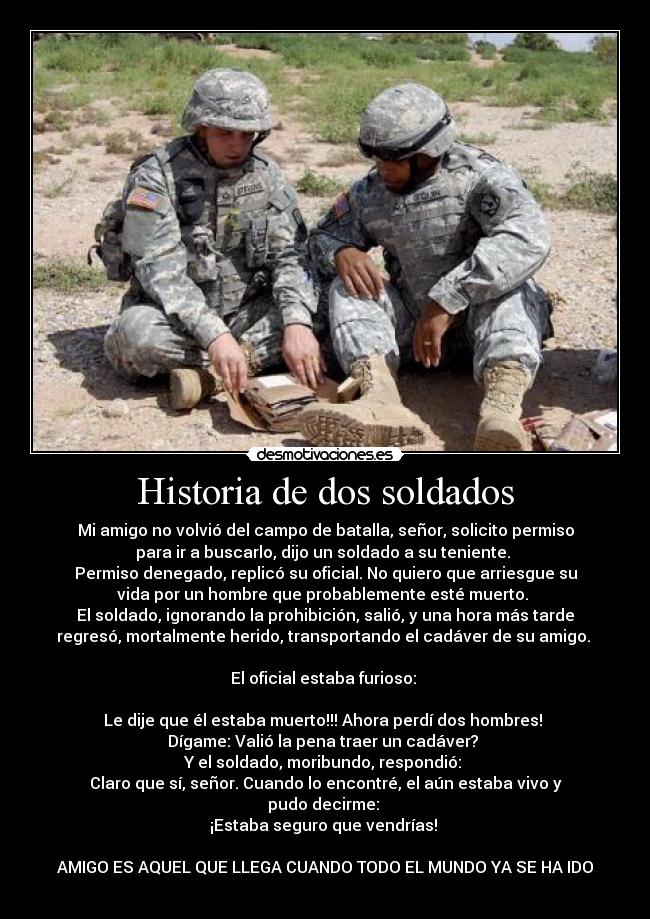 Historia de dos soldados - 