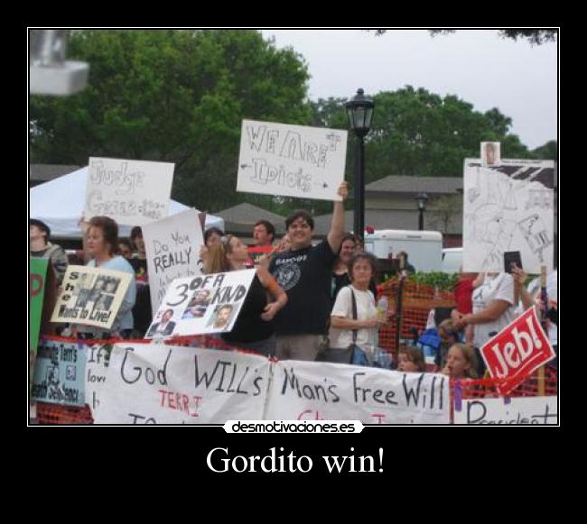 Gordito win! -