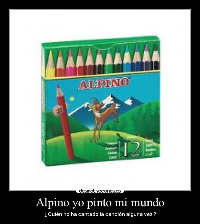 Alpino yo pinto mi mundo - 