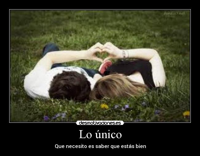 Lo único - 