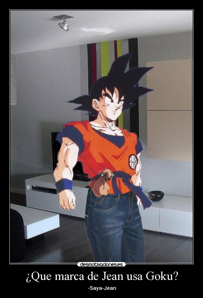 ¿Que marca de Jean usa Goku? -