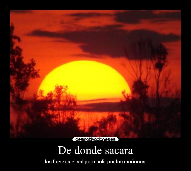 De donde sacara -