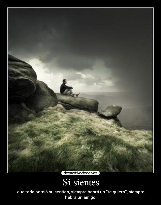 Si sientes -