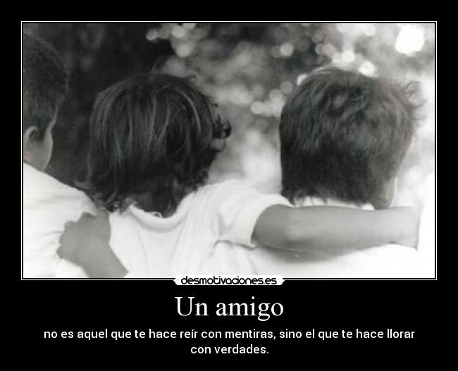 Un amigo -