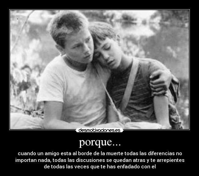 porque... -
