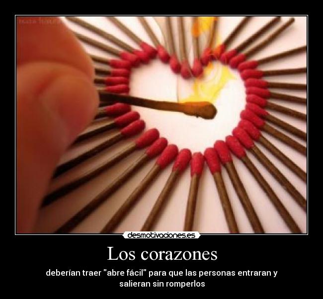 Los corazones -