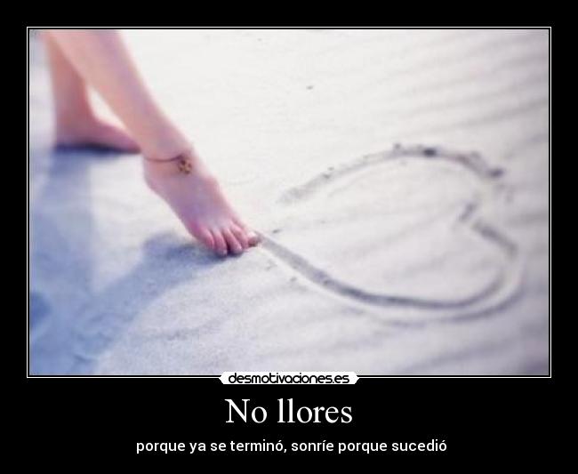 No llores - 