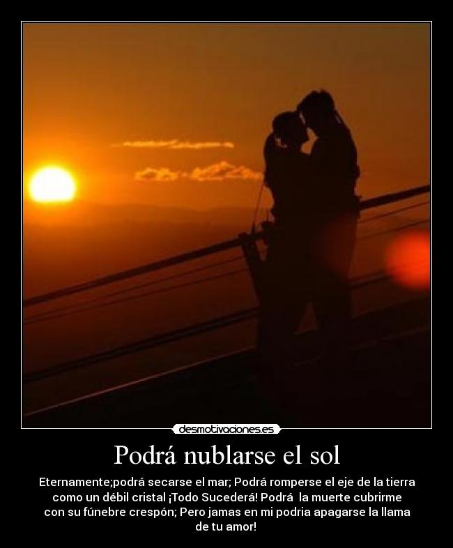 Podrá nublarse el sol - 