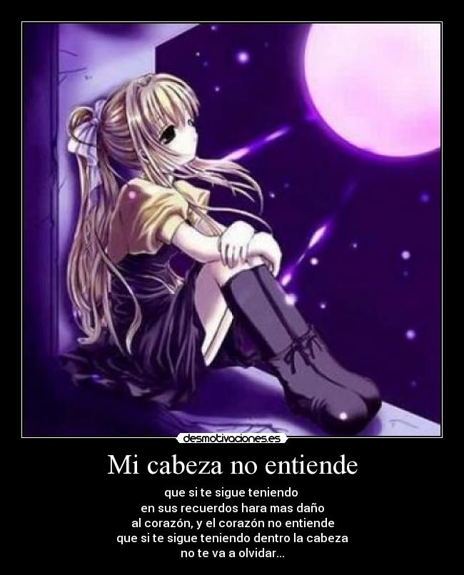 Mi cabeza no entiende -