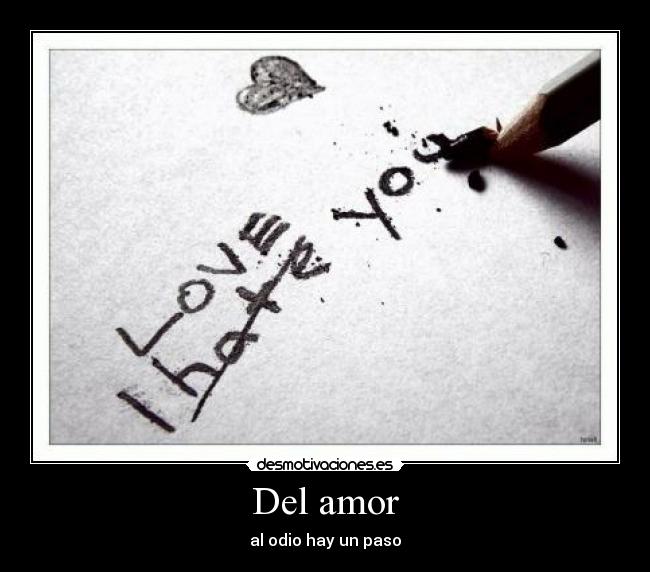 Del amor -