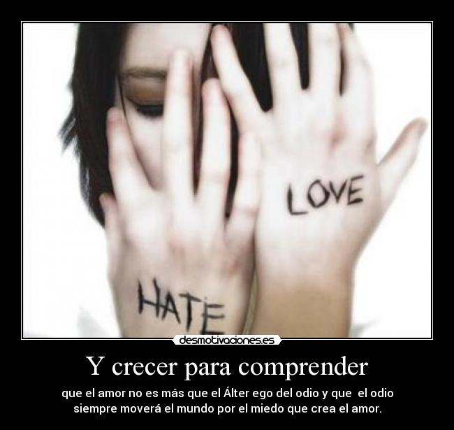 Y crecer para comprender -