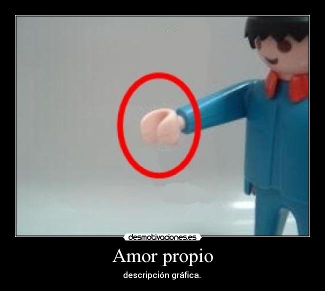 Amor propio - descripción gráfica. 