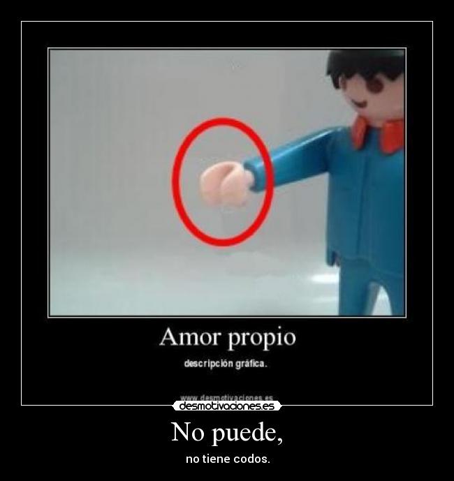 No puede, - 