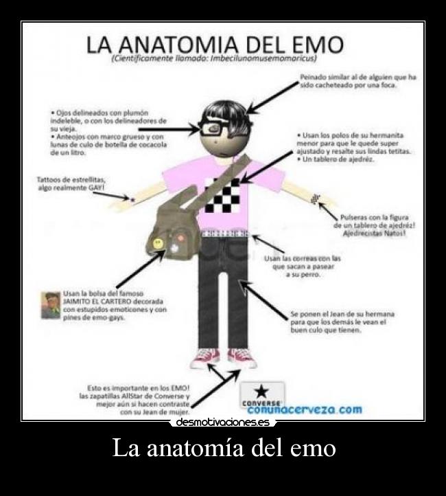 La anatomía del emo -