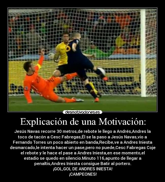 Explicación de una Motivación: - 