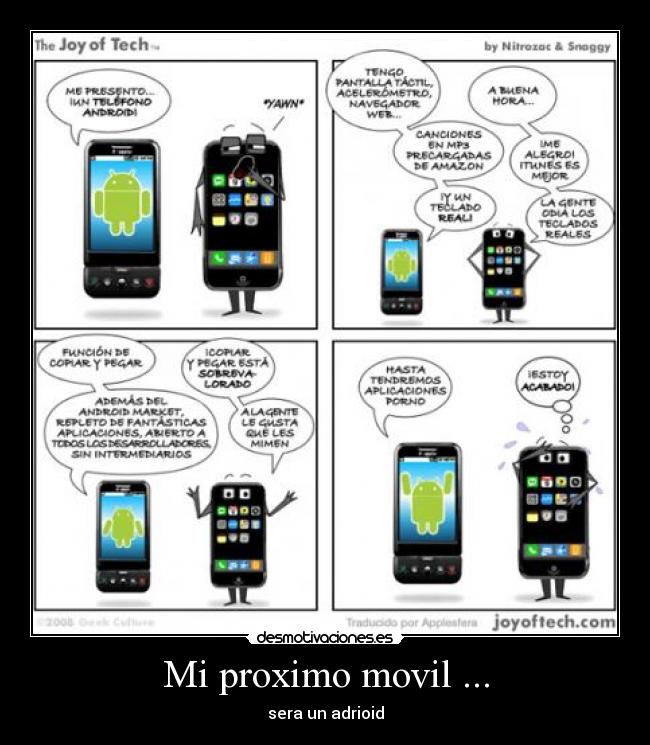 Mi proximo movil ... - sera un adrioid