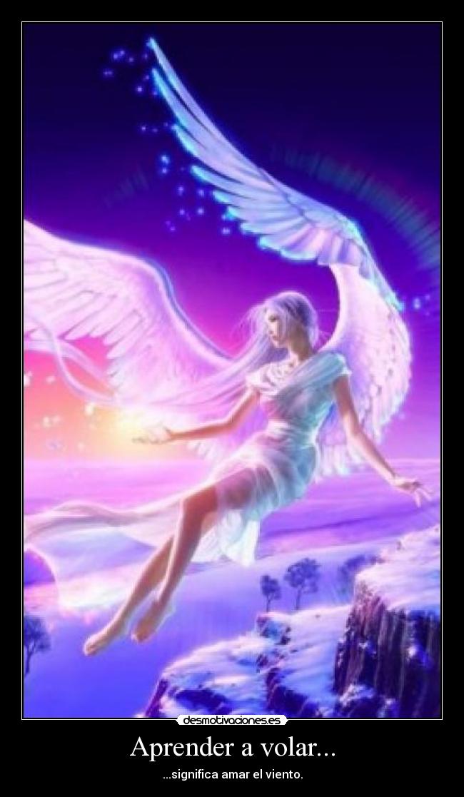Aprender a volar... -