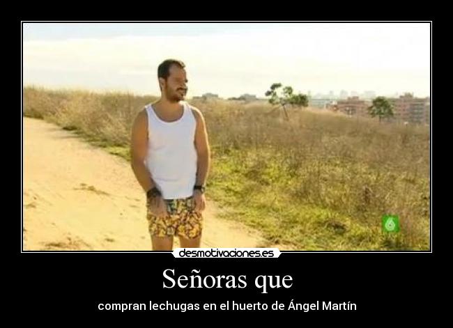 Señoras que - compran lechugas en el huerto de Ángel Martín