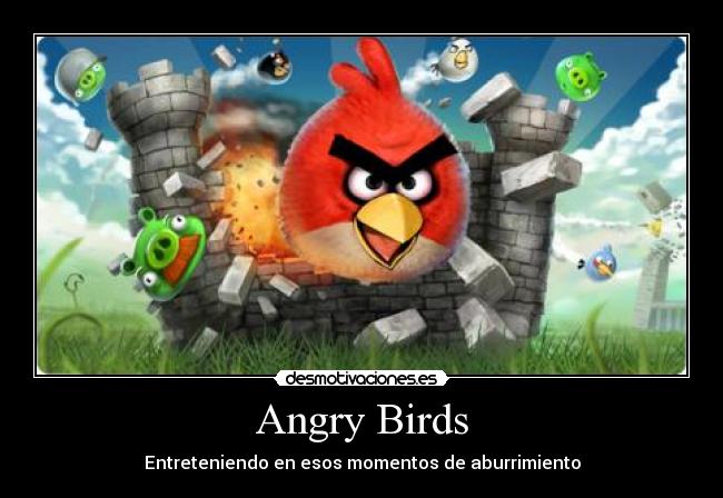 Angry Birds - Entreteniendo en esos momentos de aburrimiento