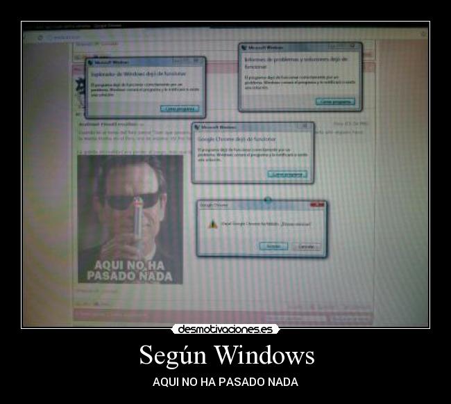 Según Windows -
