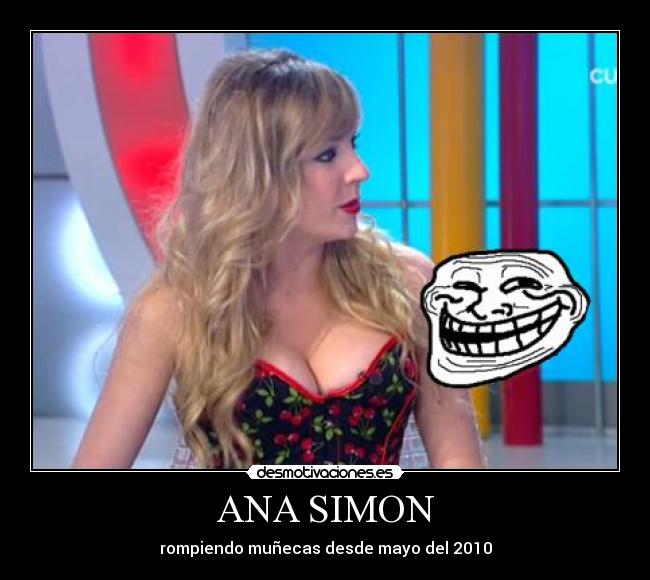 carteles ana simondesmotivacionesfollaana simon troll desmotivaciones