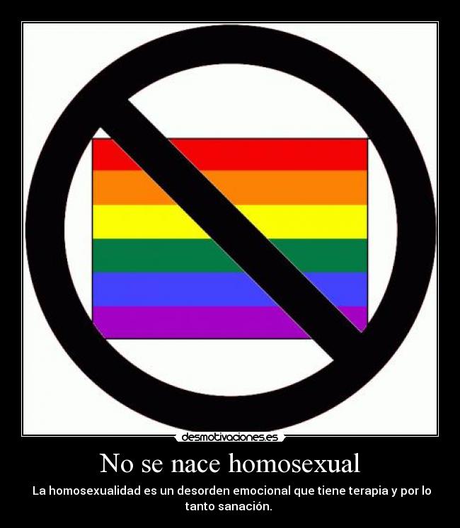 No se nace homosexual - 