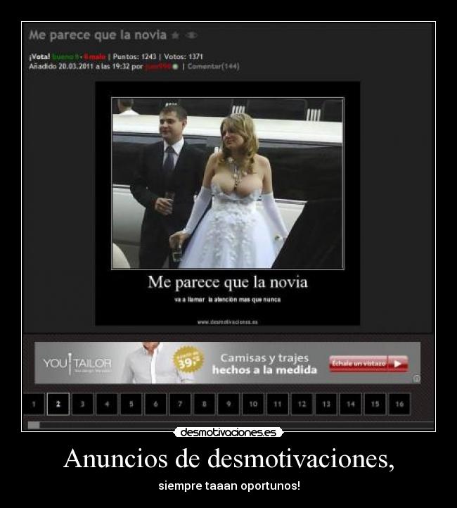 Anuncios de desmotivaciones, -