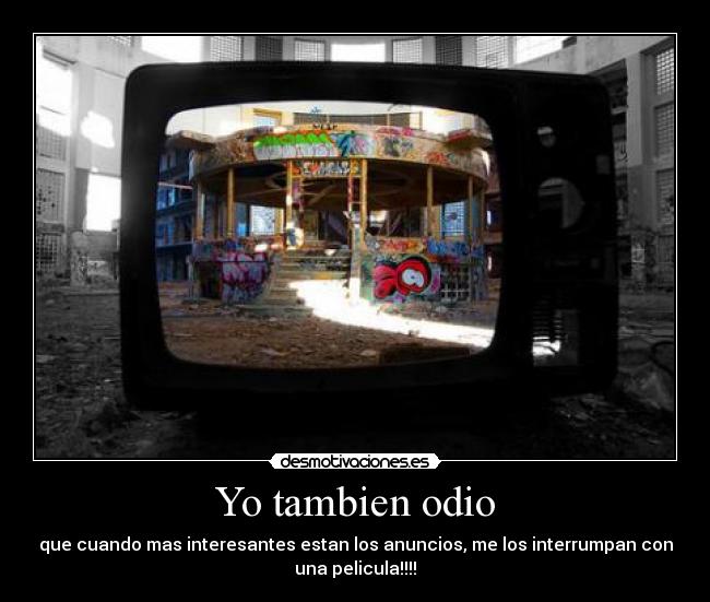 Yo tambien odio - 