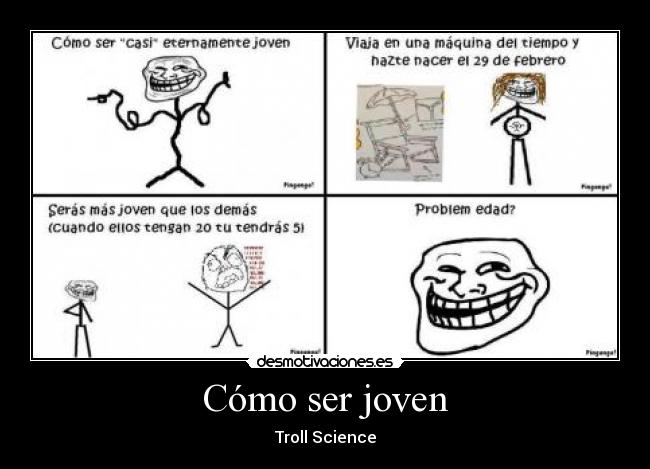 Cómo ser joven -