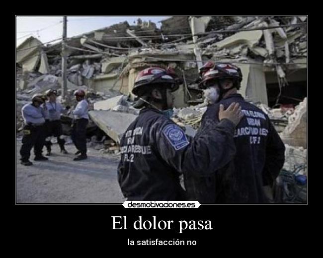 El dolor pasa -