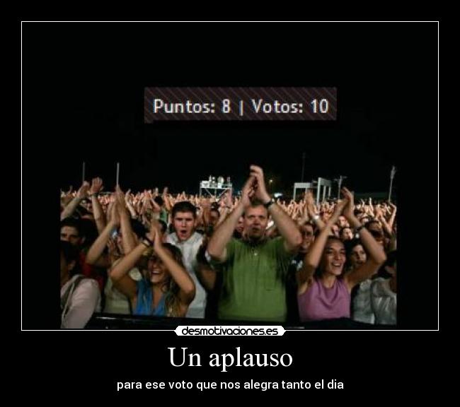 Un aplauso - 