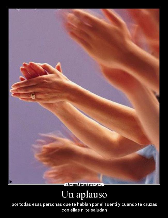 Un aplauso - 