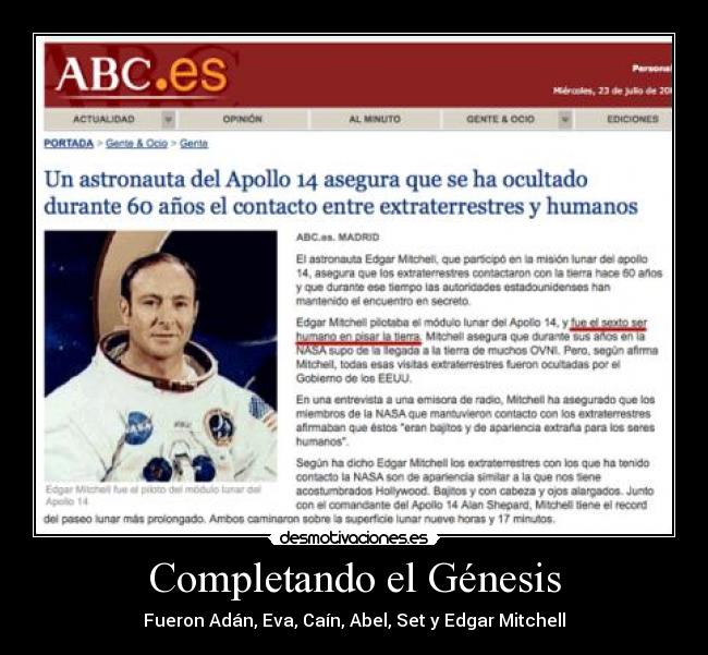 Completando el Génesis - 