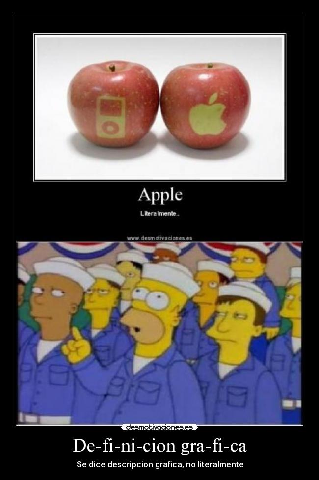 carteles apple desmotivaciones