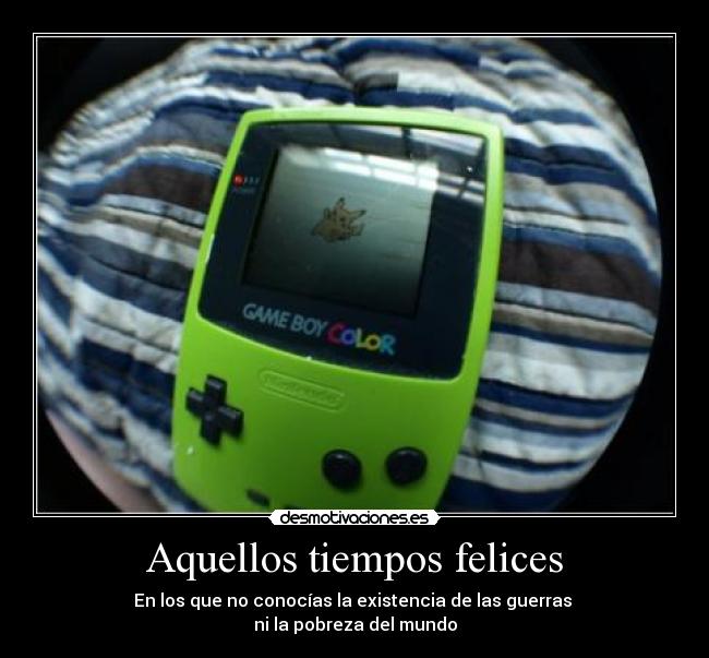 Aquellos tiempos felices -