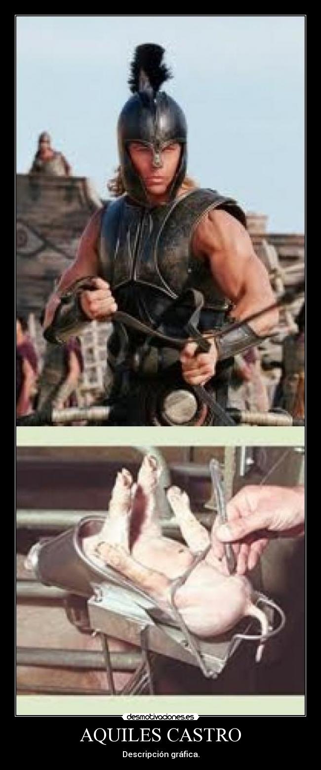 AQUILES CASTRO - Descripción gráfica.