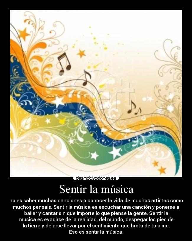 Sentir la música -