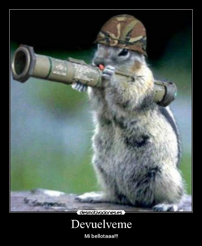 Devuelveme - Mi bellotaaa!!!