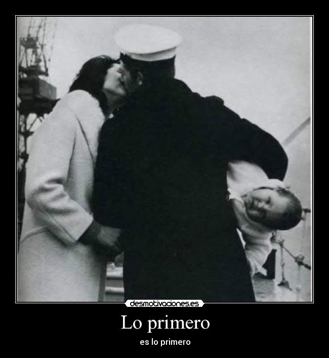 Lo primero - es lo primero