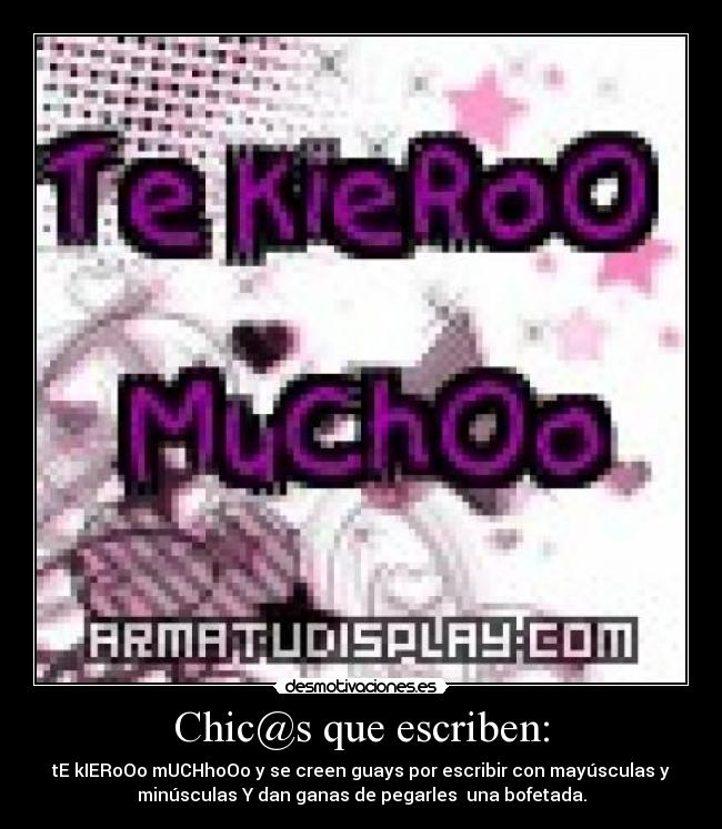 carteles chicas chicos bofetada desmotivaciones