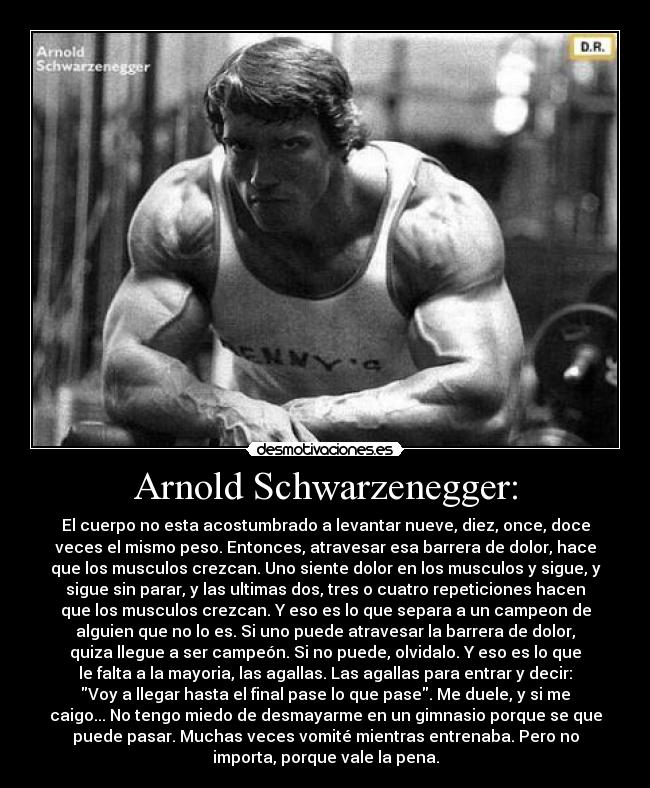 Arnold Schwarzenegger: - 
