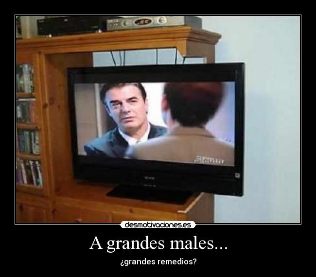 A grandes males... - ¿grandes remedios?