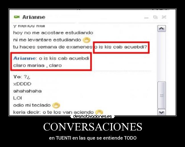 CONVERSACIONES - 