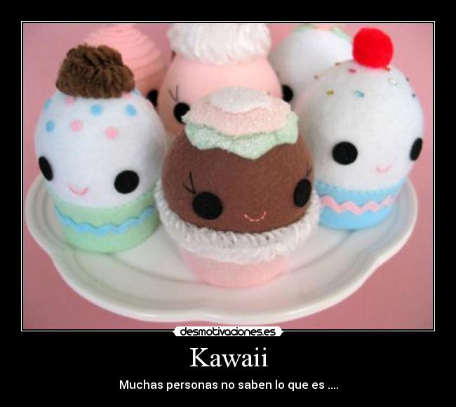 carteles kawaii cupcake desmotivaciones